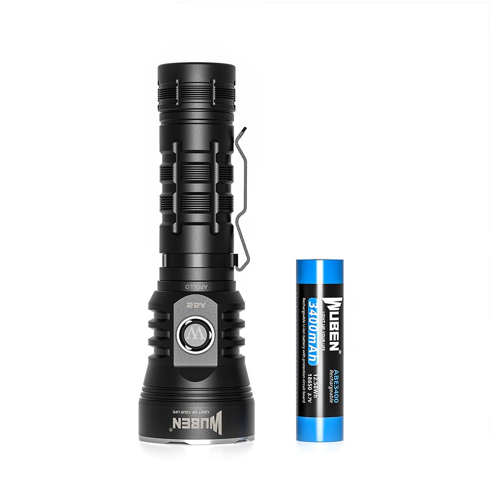 A22 4500 Lumens High Power Rechargeable Flashlight